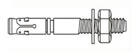 Stainless Steel Expansion Bolt  M10